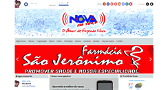 Desktop Screenshot of novafm.net